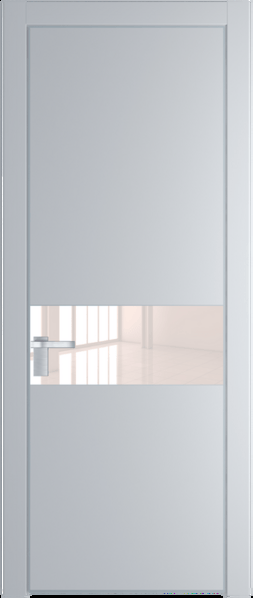 Межкомнатная дверь Profil Doors 17 PA Серебро Lacobel Перламутровый лак Лайт Грей (RAL 870-01)