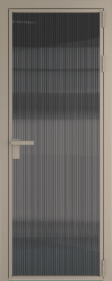 Алюминиевая дверь Profil Doors 1 AG Никель матовый Мору тонированное