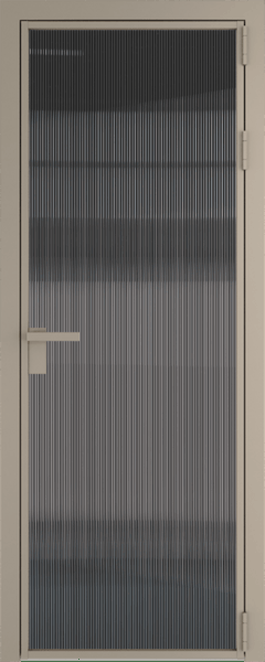 Алюминиевая дверь Profil Doors 1 AG Никель матовый Мору тонированное