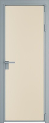 Алюминиевая дверь Profil Doors 1 AG Серебро Монохром жемчуг