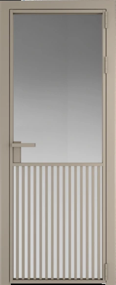 Алюминиевая дверь Profil Doors 15 AG Никель матовый Матовое