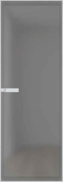 Алюминиевая дверь Profil Doors 1AGN Вайт Иней графит