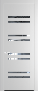 Межкомнатная дверь Profil Doors 1.6 P Прозрачное Крем Вайт (RAL 120-02)