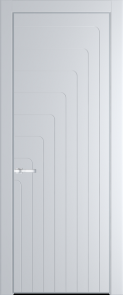 Межкомнатная дверь Profil Doors 10 PE Вайт (RAL 110 96 02) Серебро