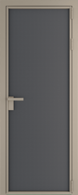 Алюминиевая дверь Profil Doors Orange 1 AP.O Графит элегант Никель матовый