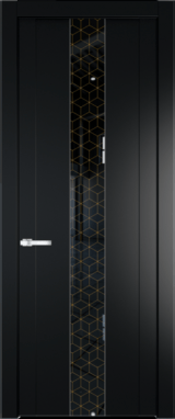 Межкомнатная дверь Profil Doors 1.9 P Лоран узор золото Блэк