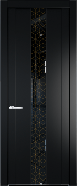 Межкомнатная дверь Profil Doors 1.9 P Лоран узор золото Блэк