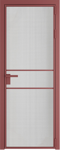 Алюминиевая дверь Profil Doors 2 AG Красный антрацит Кризет