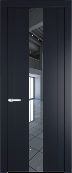Межкомнатная дверь Profil Doors 1.9 P Зеркало Нэви Блу (RAL 7016)
