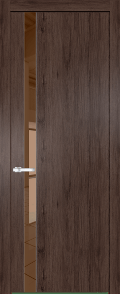 Межкомнатная дверь Profil Doors 18 NW Зеркало бронзовое Дуб Тобакко