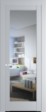 Межкомнатная дверь Profil Doors 4.1.2 PD Лайт Грей (RAL 870-01) Прозрачное
