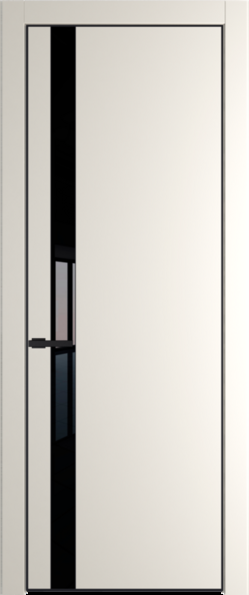 Межкомнатная дверь Profil Doors Orange 18 PE.O Черный лак Перламутр белый Черный матовый RAL9005