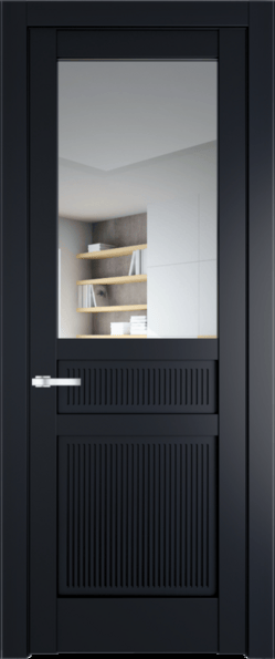 Межкомнатная дверь Profil Doors 2.3.2 PM Прозрачное Нэви Блу (RAL 7016)