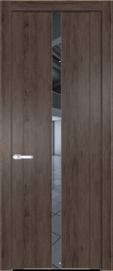 Межкомнатная дверь Profil Doors 1.8 N Зеркало Дуб Тобакко