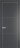 Межкомнатная дверь Profil Doors 13 PA Серебро Графит (Pantone 425С)