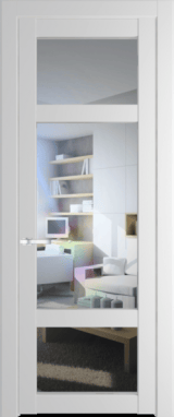 Межкомнатная дверь Profil Doors 1.3.2 PD Прозрачное Крем Вайт (RAL 120-02)