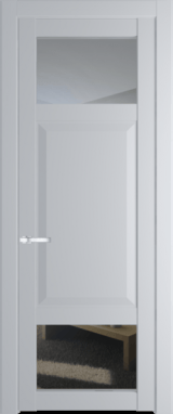 Межкомнатная дверь Profil Doors 1.3.4 PD Прозрачное Лайт Грей (RAL 870-01)