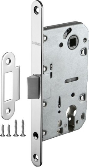 Корпус Fuaro (Фуаро) врезного замка c защёлкой PLASTP85C-50 (P85C-50) CP хром