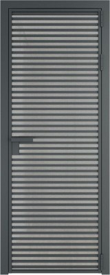 Алюминиевая дверь Profil Doors 12 AG Серая ночь Рэте
