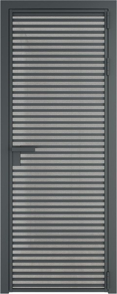 Алюминиевая дверь Profil Doors 12 AG Серая ночь Рэте