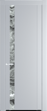 Межкомнатная дверь Profil Doors 1.2 P Атриум серебро Лайт Грей (RAL 870-01)