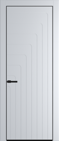 Межкомнатная дверь Profil Doors 10 PE Вайт (RAL 110 96 02) Черный матовый RAL9005