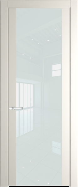 Межкомнатная дверь Profil Doors 1.7 P Белый лак Перламутр белый