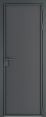 Алюминиевая дверь Profil Doors Orange 1 AP.O Графит элегант Серая ночь