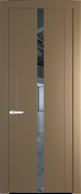 Межкомнатная дверь Profil Doors 1.8 P Зеркало Перламутр золото