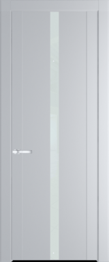 Межкомнатная дверь Profil Doors 1.8 P Lacobel Белый лак Лайт Грей (RAL 870-01)