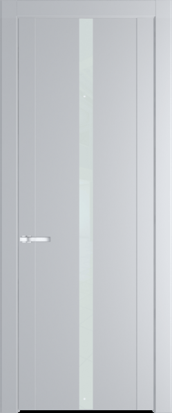 Межкомнатная дверь Profil Doors 1.8 P Lacobel Белый лак Лайт Грей (RAL 870-01)
