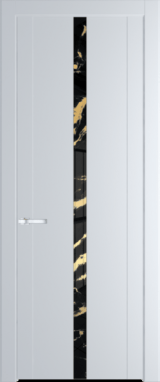 Межкомнатная дверь Profil Doors 1.8 P Нефи черный узор золото Вайт (RAL 110 96 02)
