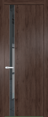 Межкомнатная дверь Profil Doors 18 NW Зеркало серое Дуб Тобакко