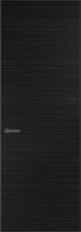 Межкомнатная дверь Profil Doors 1 VT шпон Натуральный шпон ESPRESSO 1042S (г) Серая ночь