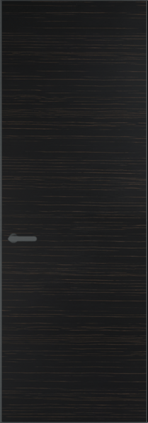 Межкомнатная дверь Profil Doors 1 VT шпон Натуральный шпон ESPRESSO 1042S (г) Серая ночь