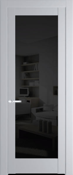 Межкомнатная дверь Profil Doors 4.1.2 PD Лайт Грей (RAL 870-01) Черное тонированное