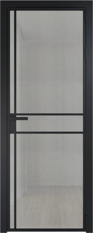Алюминиевая дверь Profil Doors 9 AG Черный матовый Рэте