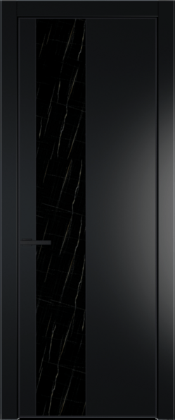 Межкомнатная дверь Profil Doors Orange 19 PE.O Неро мрамор Блэк Черный матовый RAL9005