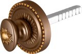 Ручка Armadillo (Армадилло) поворотная BKW8.R.CL55 (BKW8/CL) BB-17 коричневая бронза