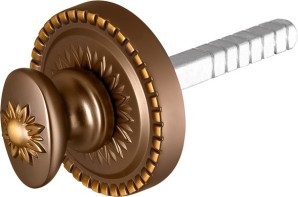 Ручка Armadillo (Армадилло) поворотная BKW8.R.CL55 (BKW8/CL) BB-17 коричневая бронза