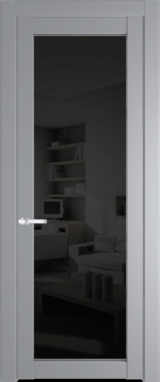 Межкомнатная дверь Profil Doors 1.1.2 PD Черное тонированное Смоки (RAL 870-02)