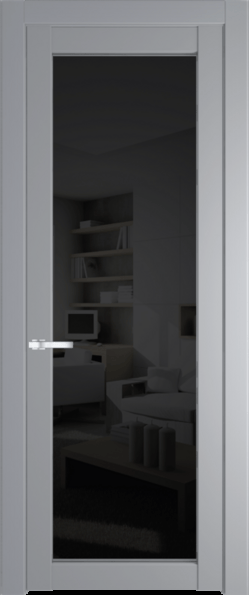 Межкомнатная дверь Profil Doors 1.1.2 PD Черное тонированное Смоки (RAL 870-02)