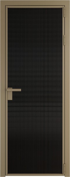 Алюминиевая дверь Profil Doors 1 AG Шампань Мору Черный