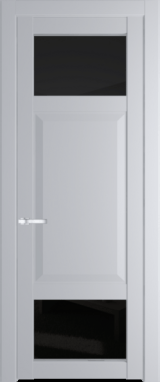 Межкомнатная дверь Profil Doors 1.3.4 PD Черное тонированное Лайт Грей (RAL 870-01)