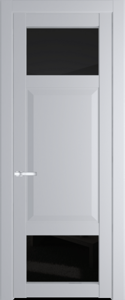 Межкомнатная дверь Profil Doors 1.3.4 PD Черное тонированное Лайт Грей (RAL 870-01)