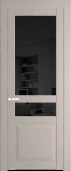 Межкомнатная дверь Profil Doors 1.5.4 PD Черное тонированное Сэнд
