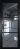Алюминиевая дверь Profil Doors 13 AG Черный матовый RAL9005 Зеркало