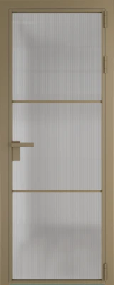 Алюминиевая дверь Profil Doors 13 AG Шампань Мору осветленное