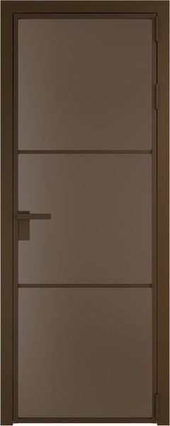 Алюминиевая дверь Profil Doors 13 AG Деорэ Монохром гляссе