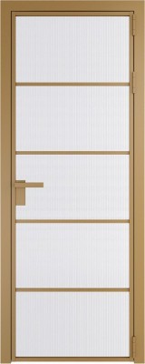 Алюминиевая дверь Profil Doors 14 AG Золото Мору белое